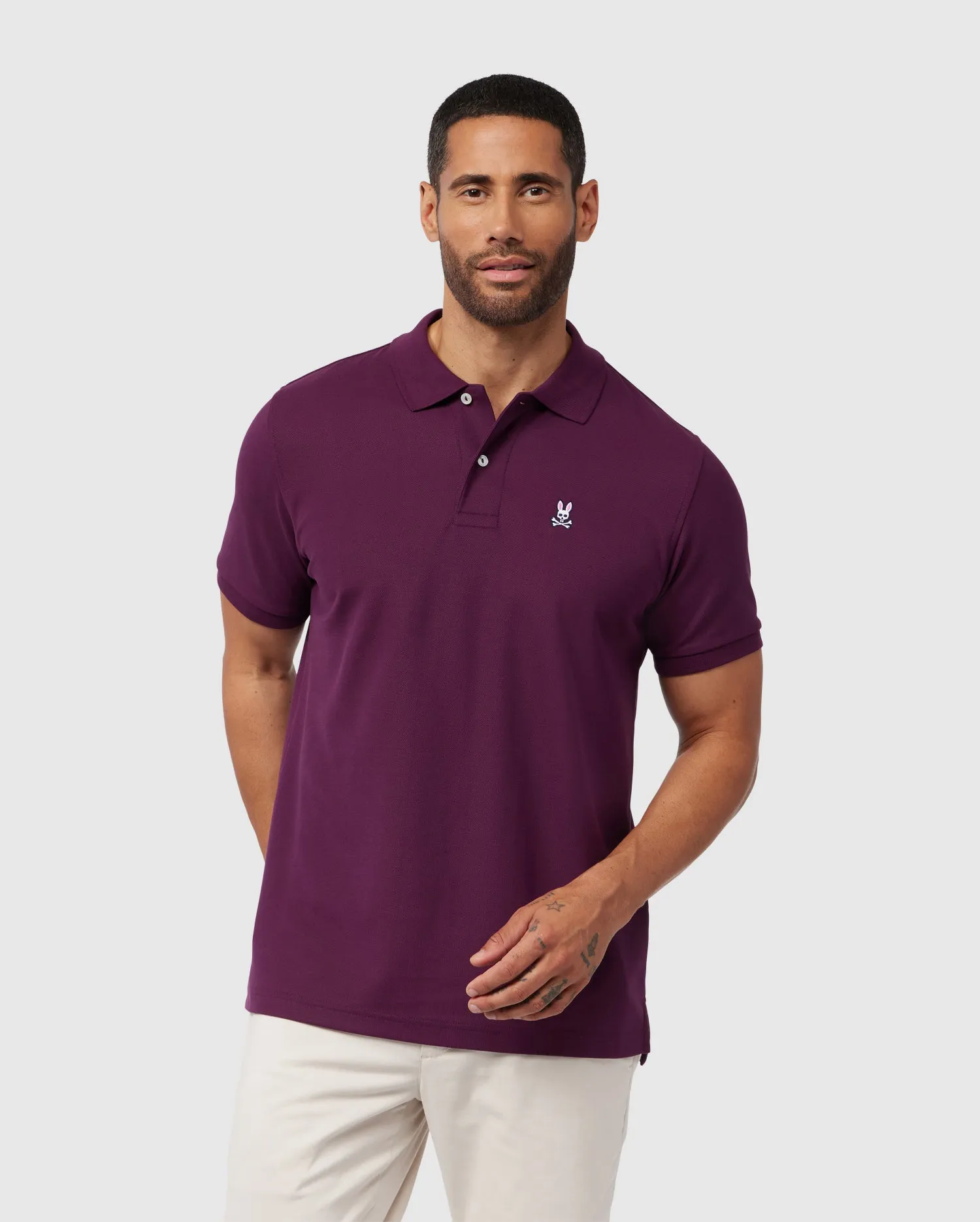 MENS CLASSIC PIQUE POLO SHIRT - B6K001A2PC sold by Psycho Bunny product image thumbnail 2