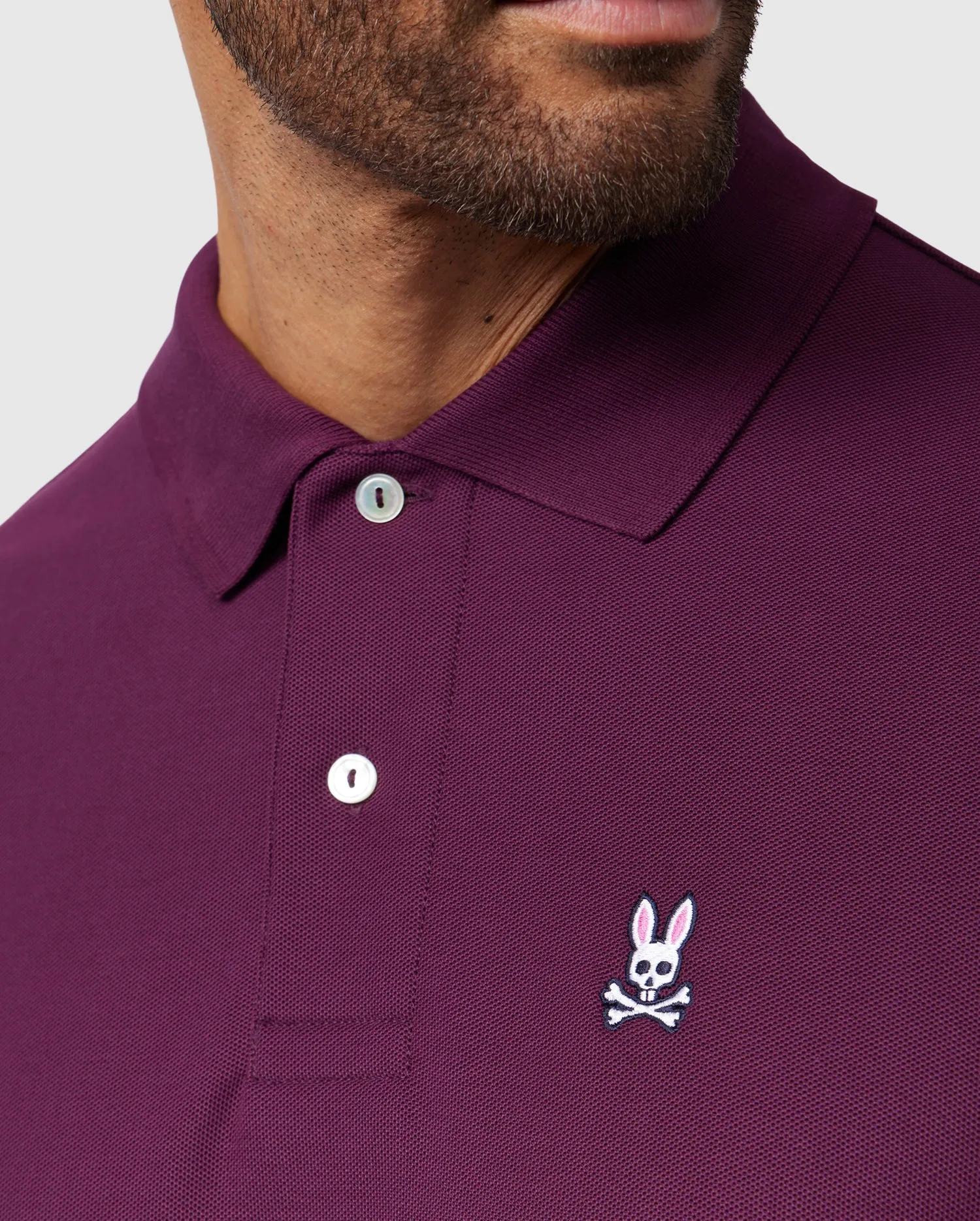 MENS CLASSIC PIQUE POLO SHIRT - B6K001A2PC sold by Psycho Bunny product image thumbnail 3