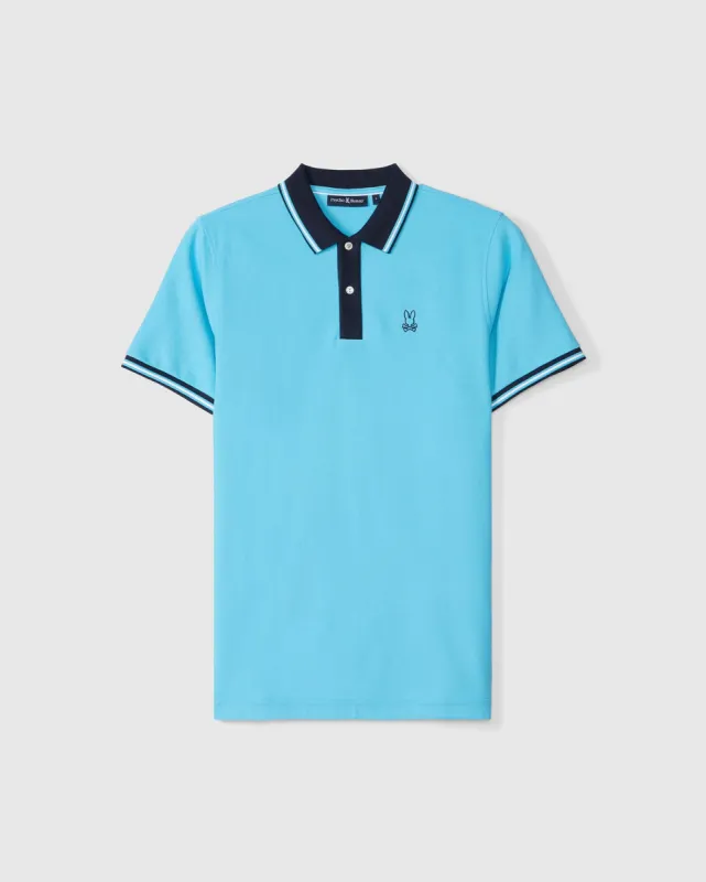 MENS SALINA PIQUE POLO SHIRT - B6K379B200 sold by Psycho Bunny