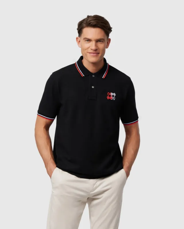 MENS WINTON PIQUE POLO SHIRT - B6K841A2PC sold by Psycho Bunny