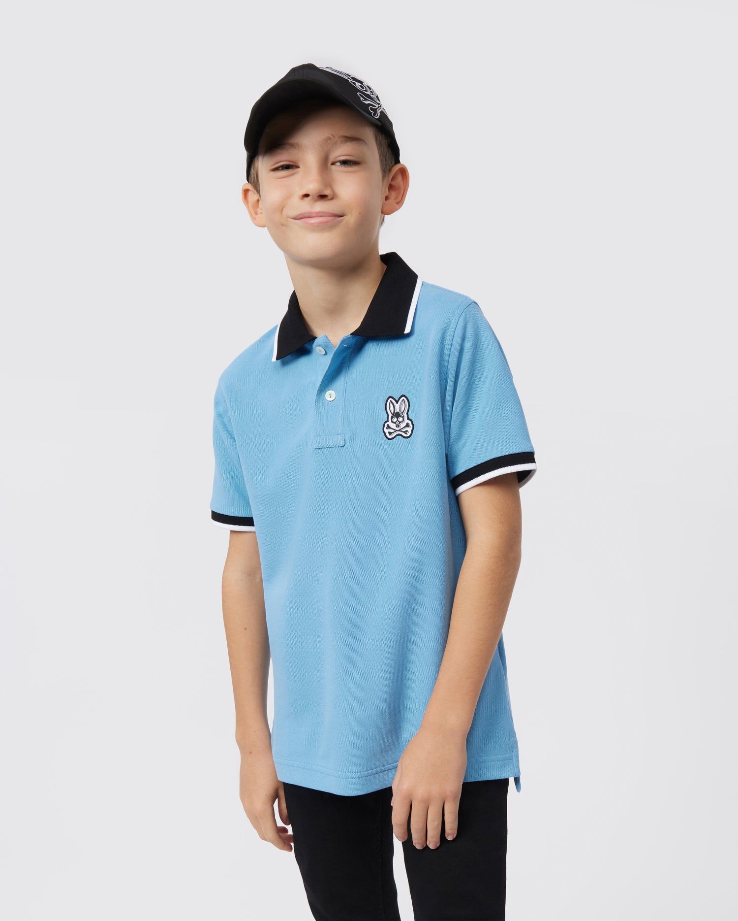 KIDS SERGE PIQUE FASHION POLO - B0K700X1PC sold by Psycho Bunny product image thumbnail 2