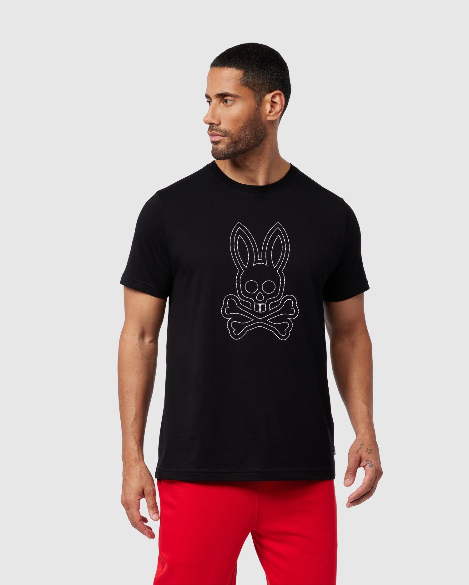 MENS LARKIN BIG BUNNY TEE - B6U508Z1PC sold by Psycho Bunny product image thumbnail 2