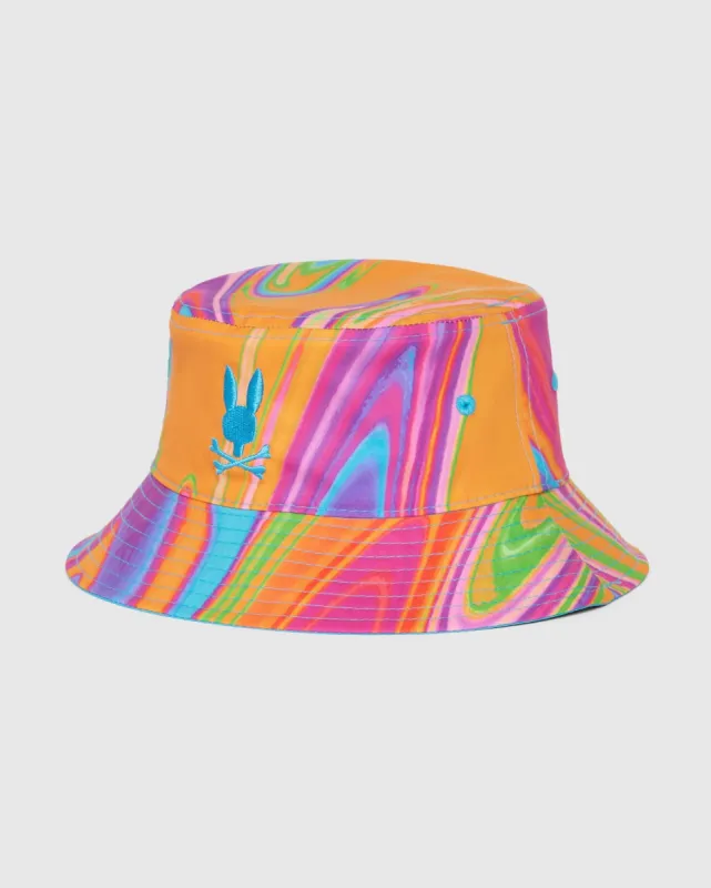 MENS MARTINEZ REVERSIBLE BUCKET HAT - B6A738A2HT sold by Psycho Bunny