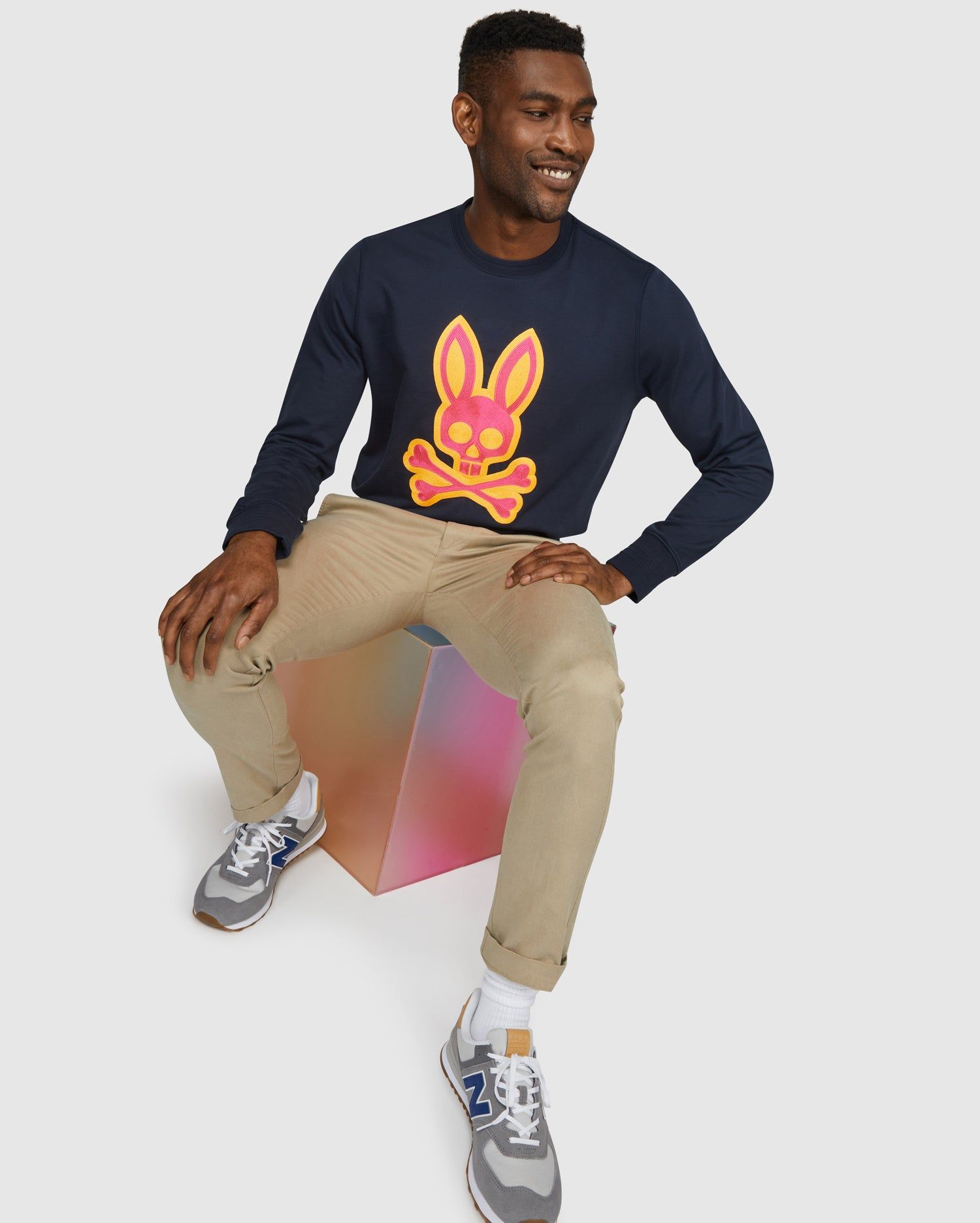 MENS BAILEY LOGO SWEATSHIRT - B6S519R1FT sold by Psycho Bunny product image thumbnail 4