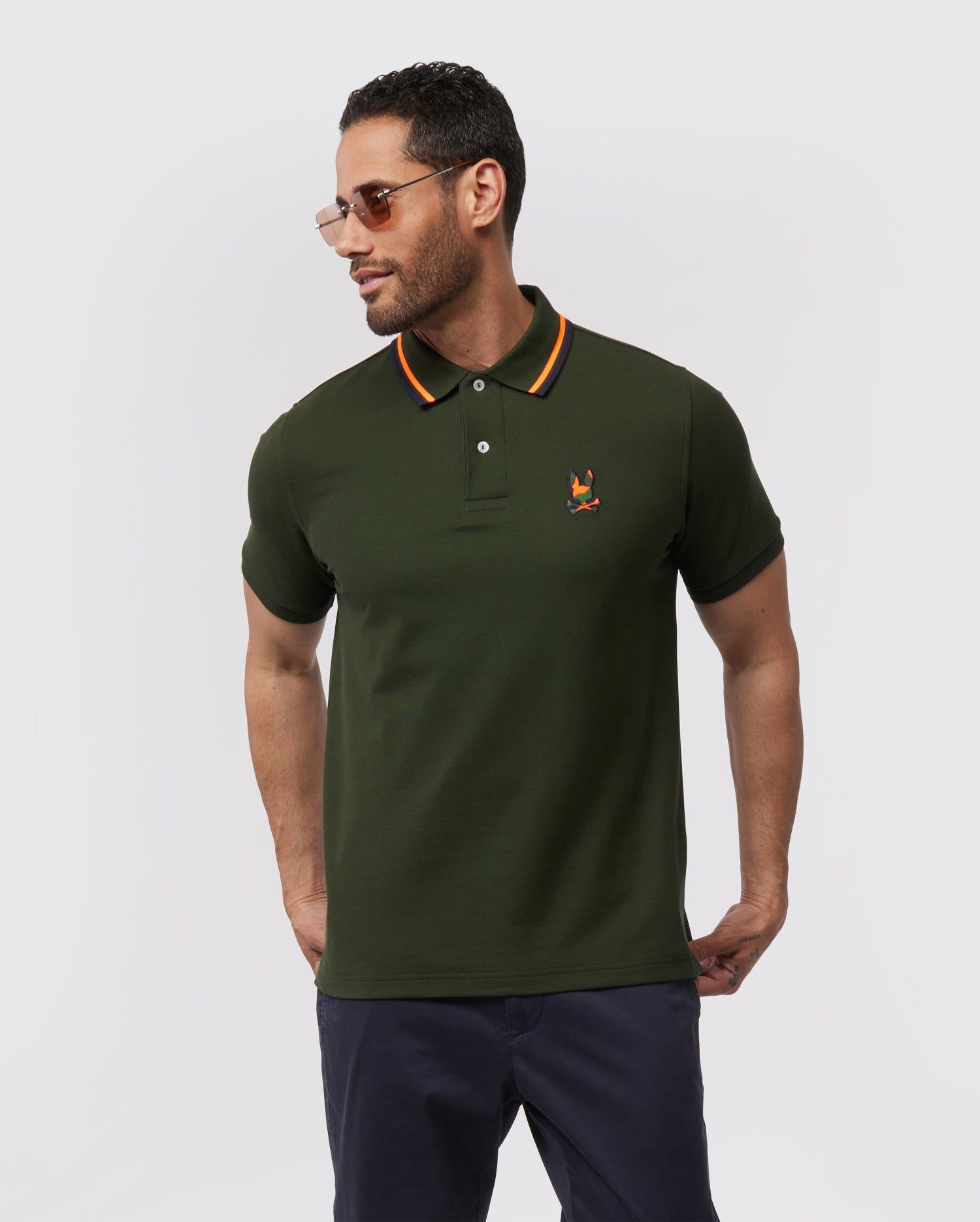 MENS PLANO PIQUE POLO - B6K334Z1PC sold by Psycho Bunny product image thumbnail 2