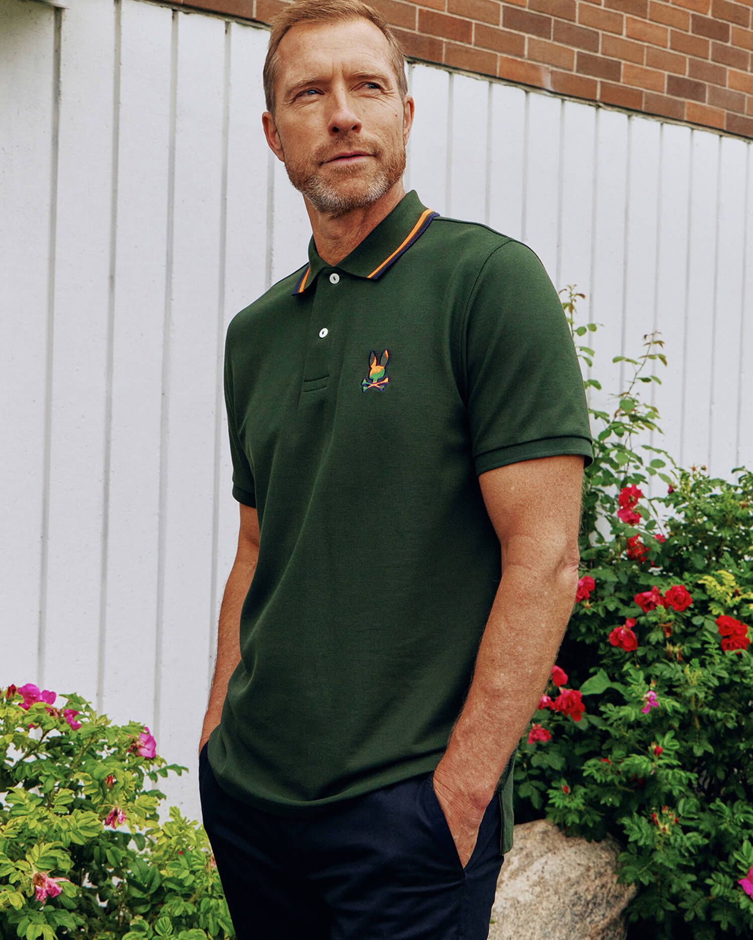 MENS PLANO PIQUE POLO - B6K334Z1PC sold by Psycho Bunny product image thumbnail 3