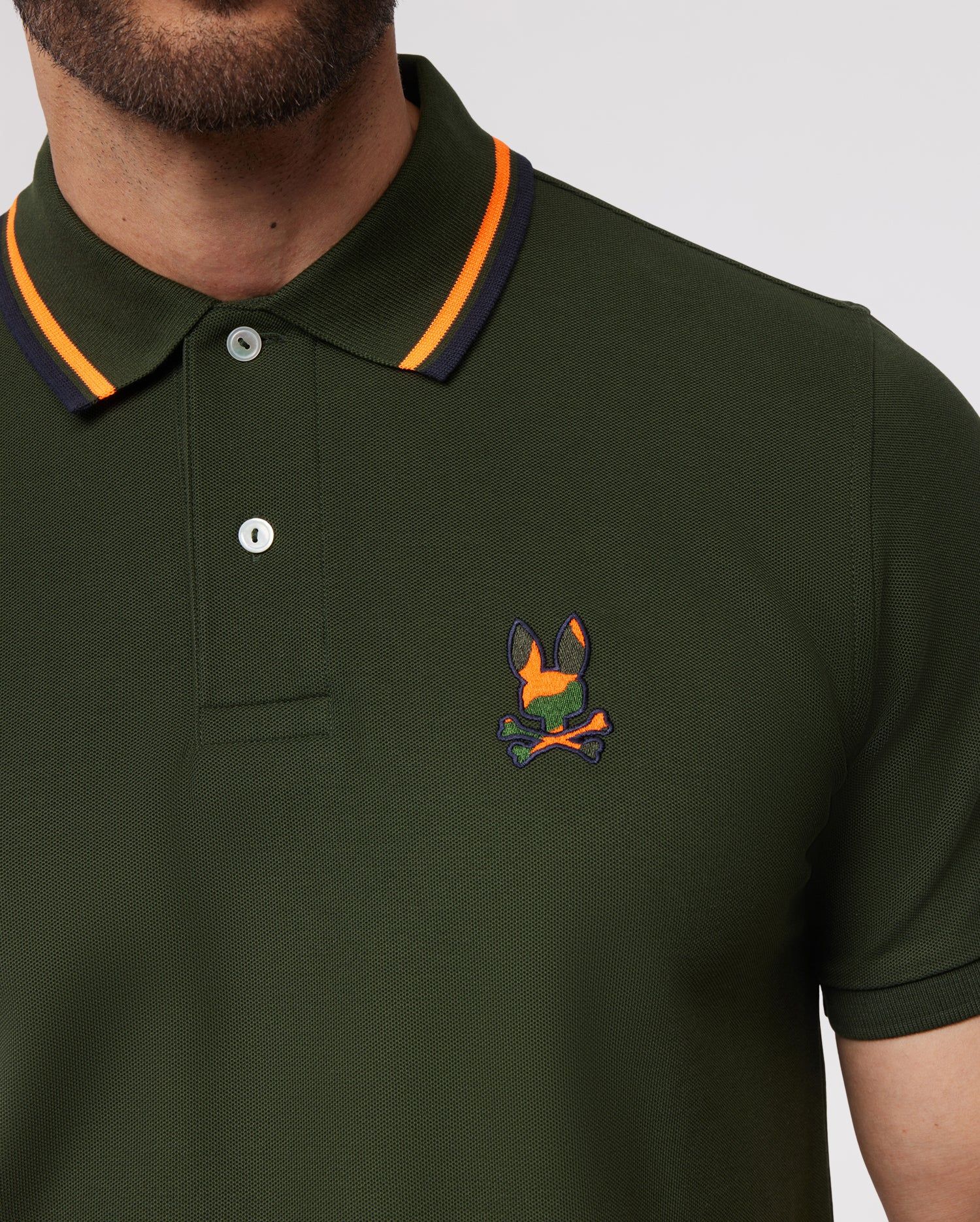 MENS PLANO PIQUE POLO - B6K334Z1PC sold by Psycho Bunny product image thumbnail 5