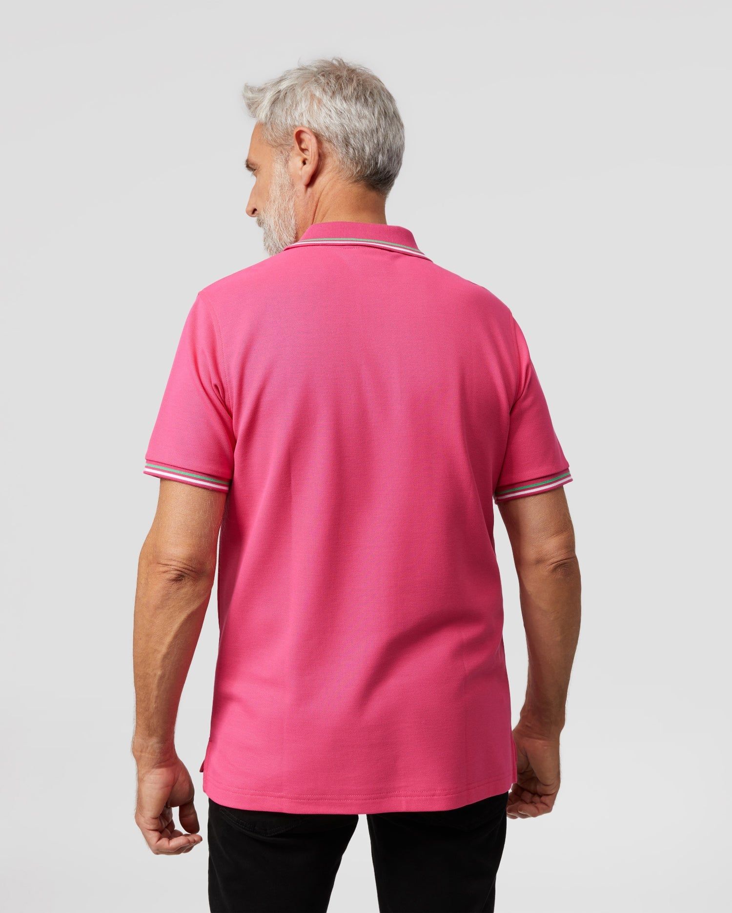 MENS SONA COLLAR STRIPE FASHION POLO - B6K201W1PC sold by Psycho Bunny product image thumbnail 3