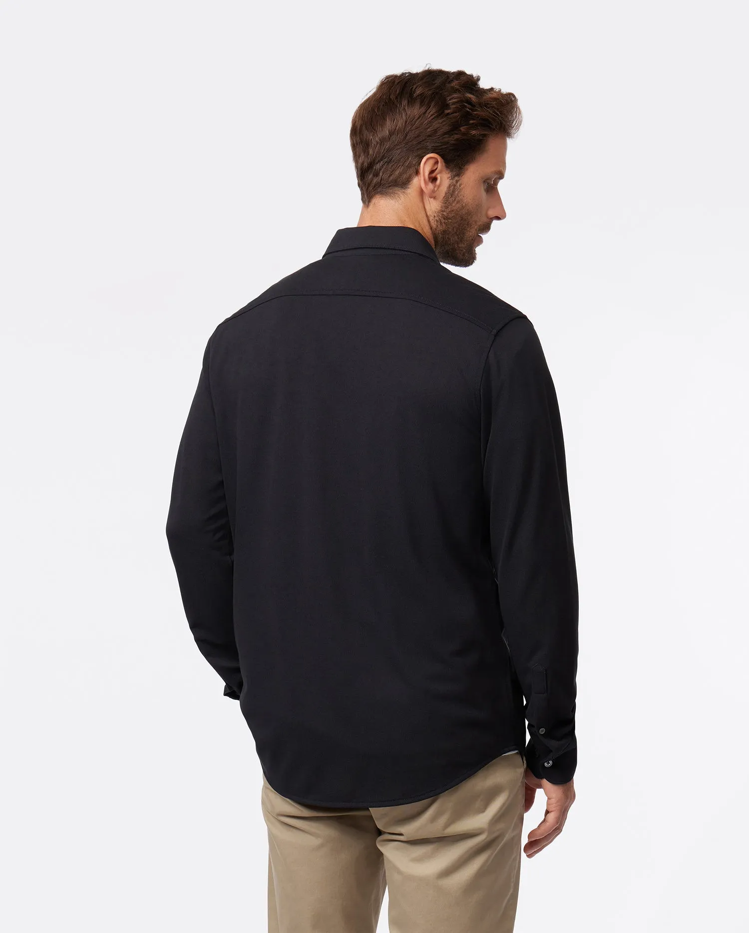 MENS ASTOR LONG SLEEVE COTTON PIQUE OXFORD SHIRT - B6C821U1PC sold by Psycho Bunny product image thumbnail 4