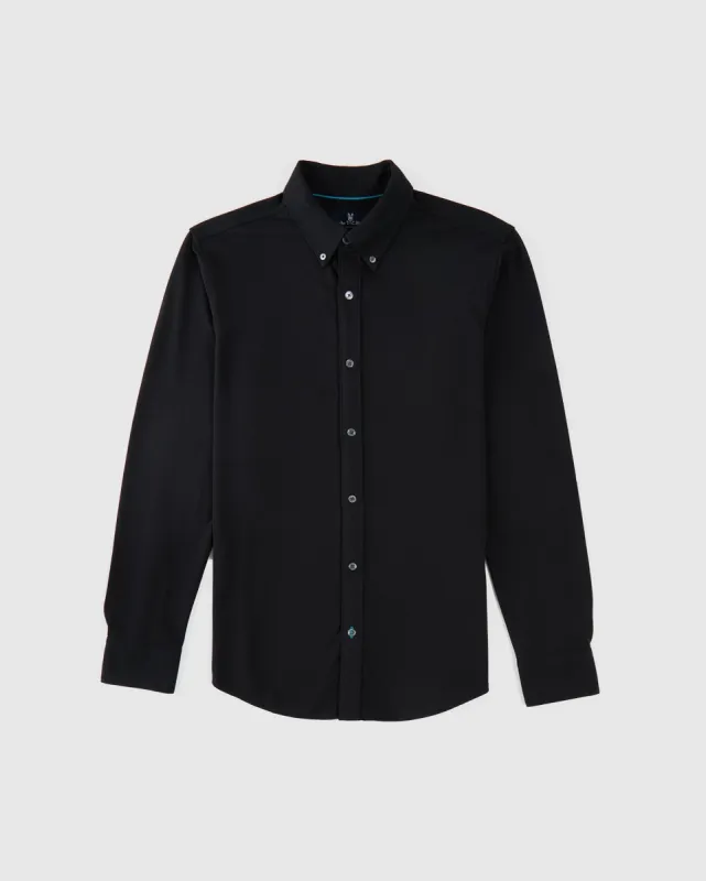 MENS ASTOR LONG SLEEVE COTTON PIQUE OXFORD SHIRT - B6C821U1PC sold by Psycho Bunny
