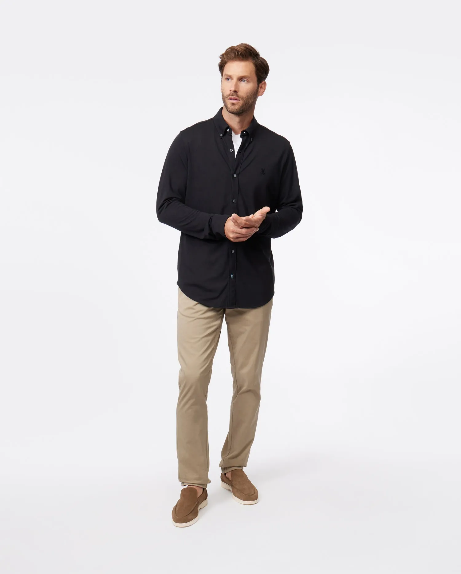 MENS ASTOR LONG SLEEVE COTTON PIQUE OXFORD SHIRT - B6C821U1PC sold by Psycho Bunny product image thumbnail 5