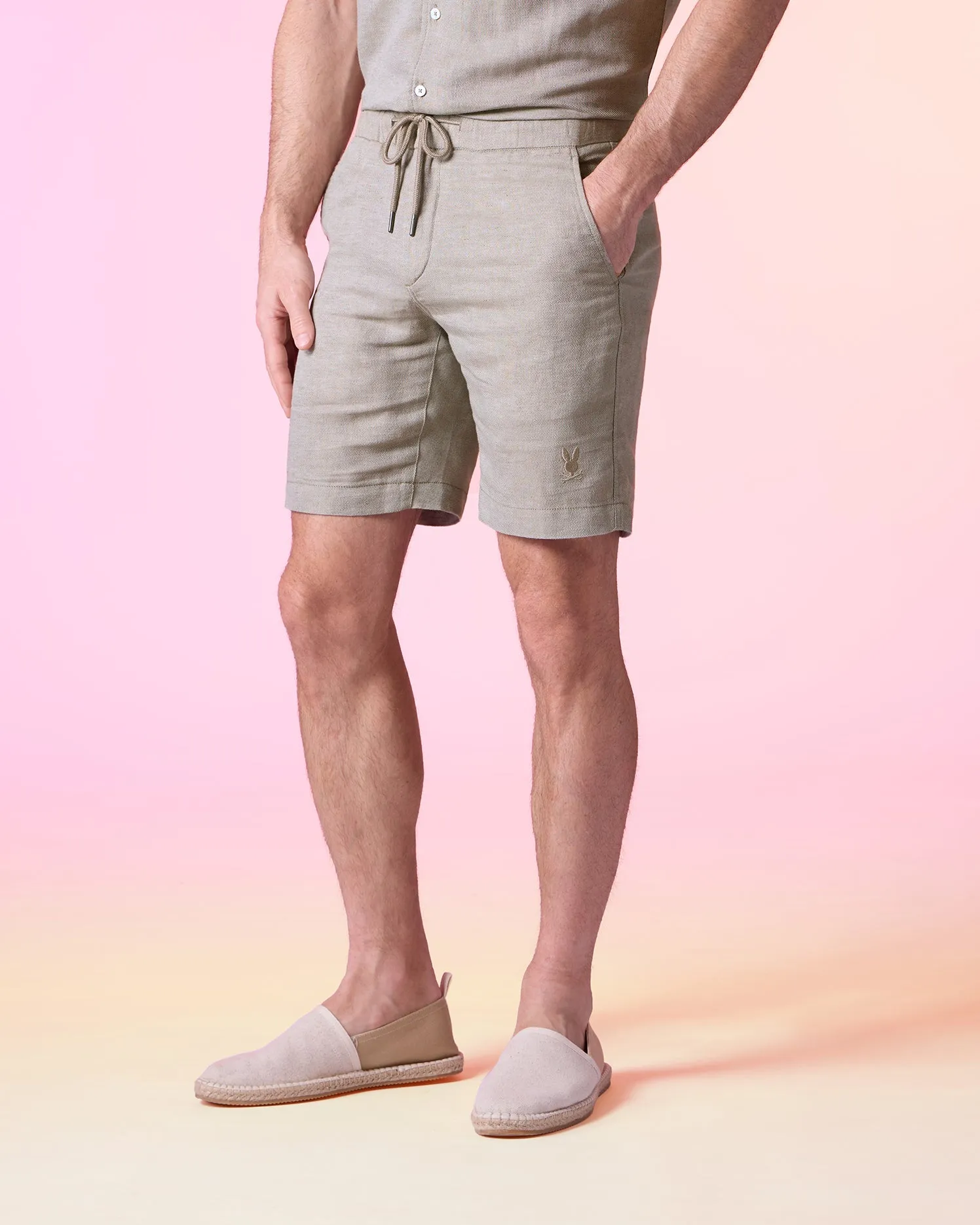 MENS WINDCREST LINEN SHORT - B6R474C200 sold by Psycho Bunny product image thumbnail 3
