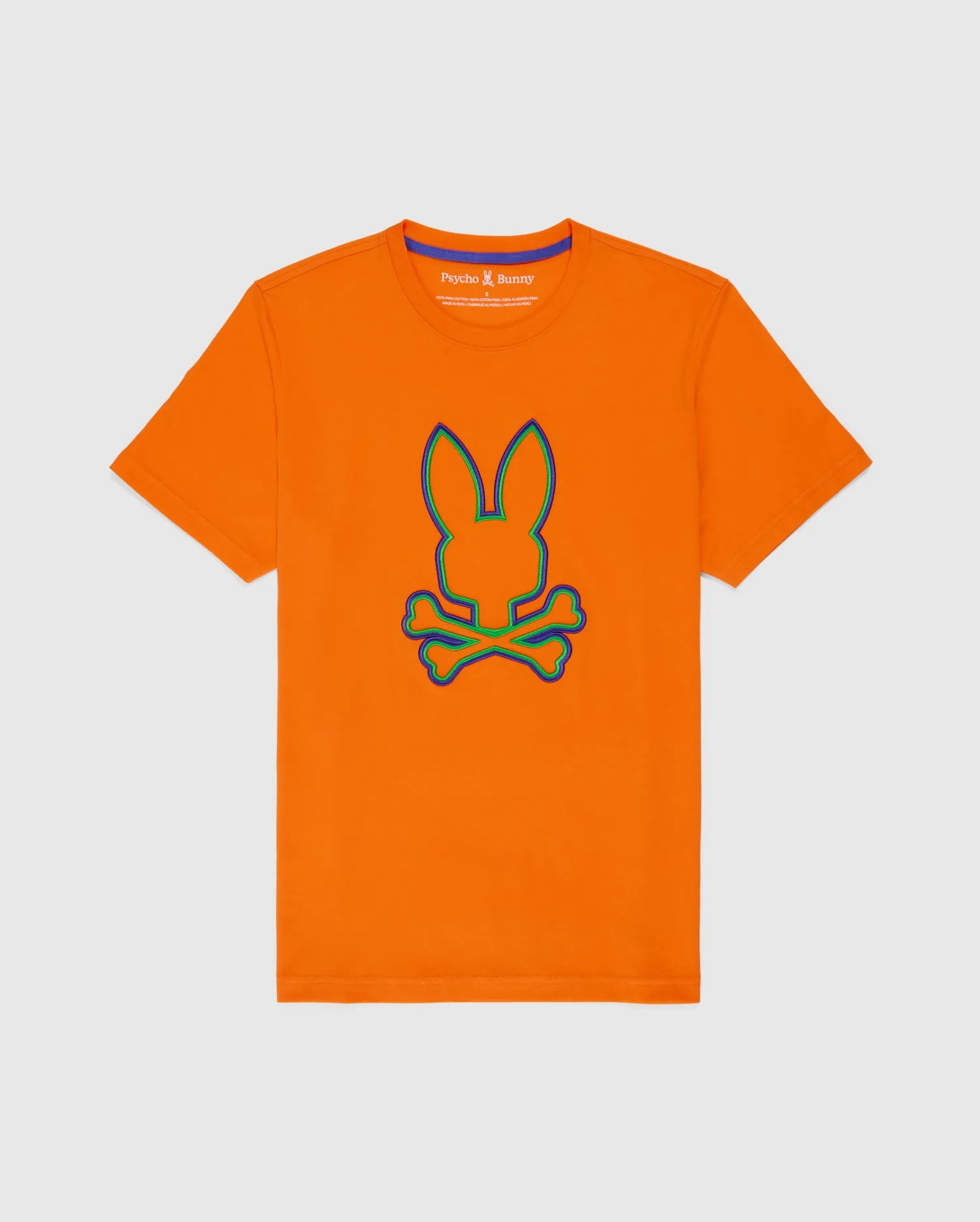 MENS SANTA MONICA EMBROIDERED GRAPHIC TEE - B6U842A2PC sold by Psycho Bunny