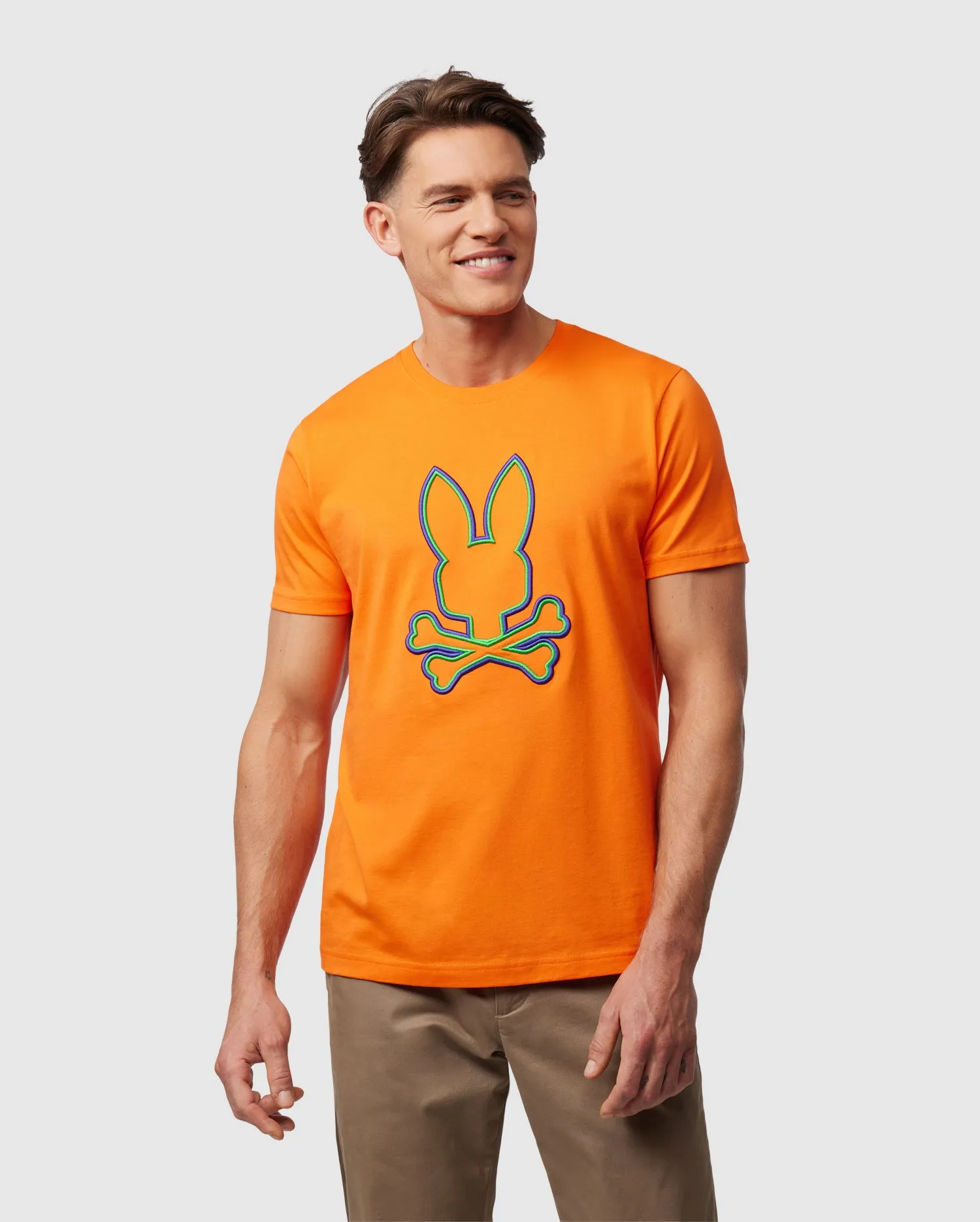 MENS SANTA MONICA EMBROIDERED GRAPHIC TEE - B6U842A2PC sold by Psycho Bunny product image thumbnail 2
