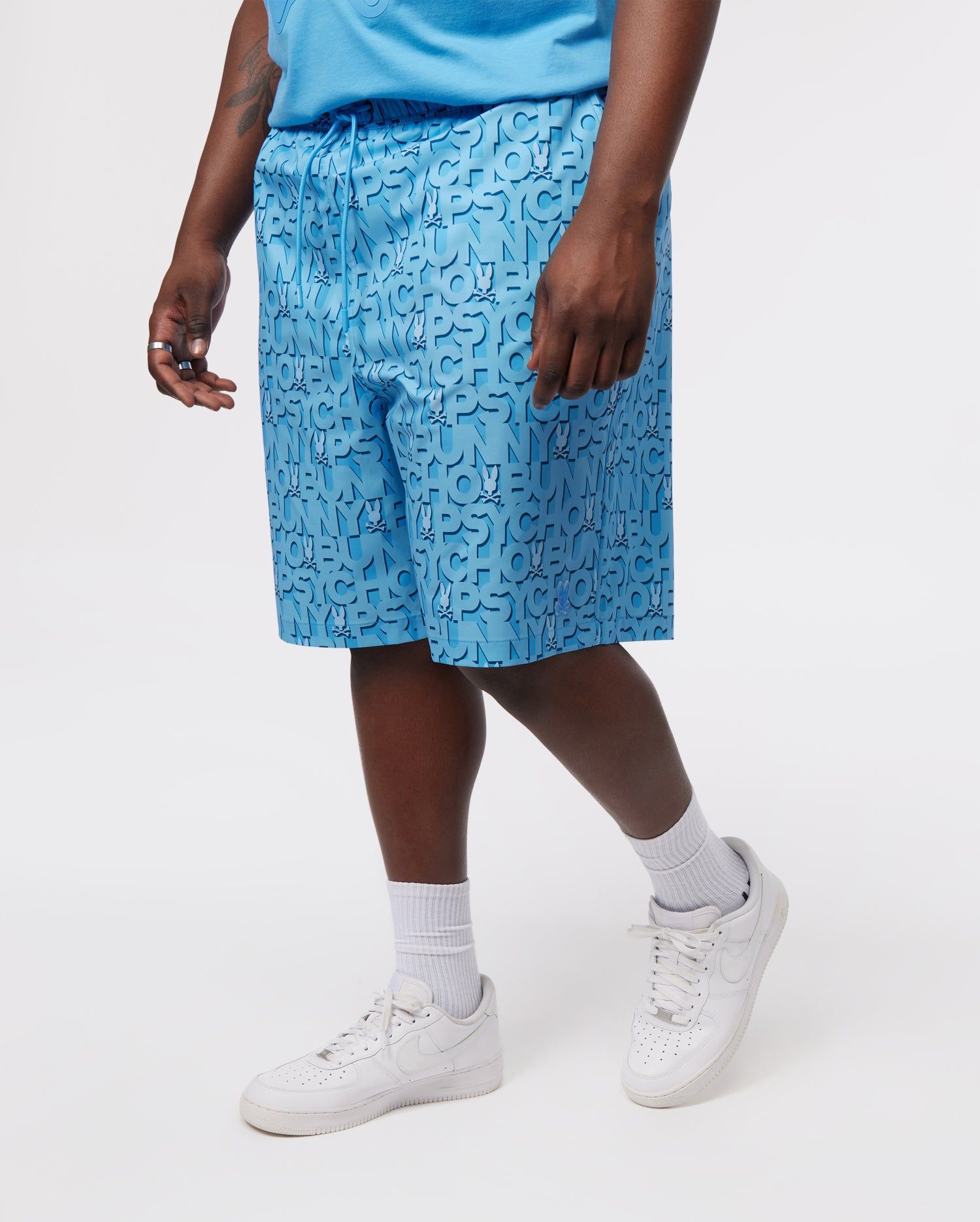 MENS BIG AND TALL DAMON ALL OVER PRINT SWIM TRUNK - B9W911Y1PO sold by Psycho Bunny product image thumbnail 2