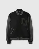 MENS BRAYDEN WOOL LEATHER VARSITY BOMBER - B6J876D200 sold by Psycho Bunny