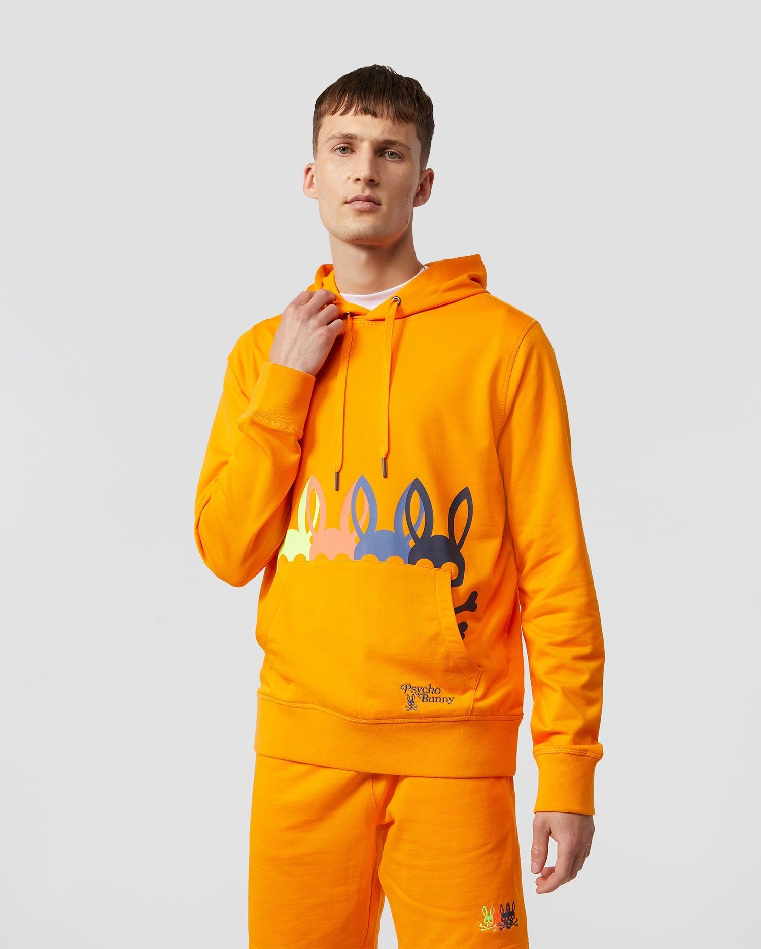 MENS LAFAYETTE BUNNY LOGO HOODIE - B6H966U1FT sold by Psycho Bunny