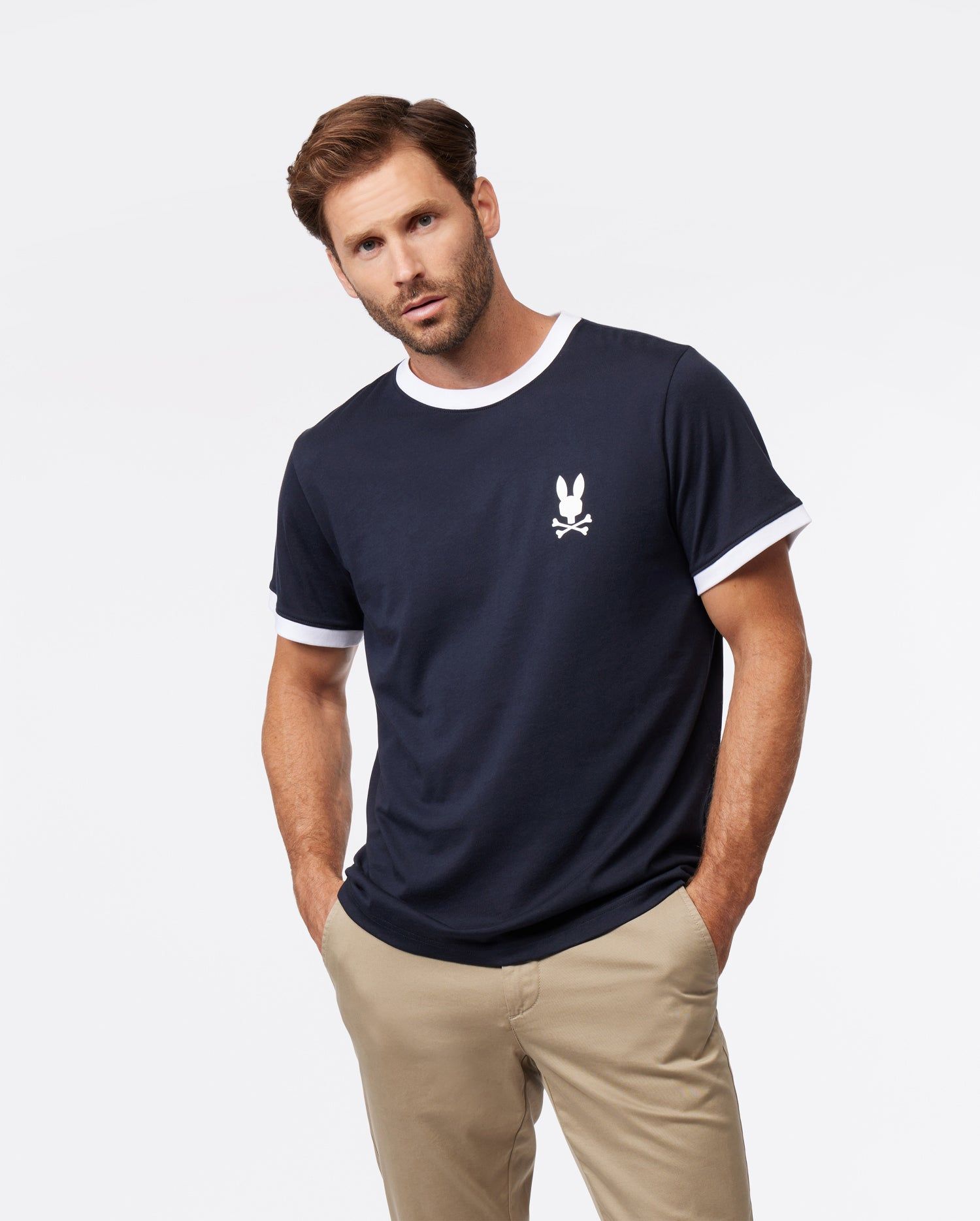 MENS MARION RINGER TEE - B6U638Z1PC sold by Psycho Bunny product image thumbnail 2