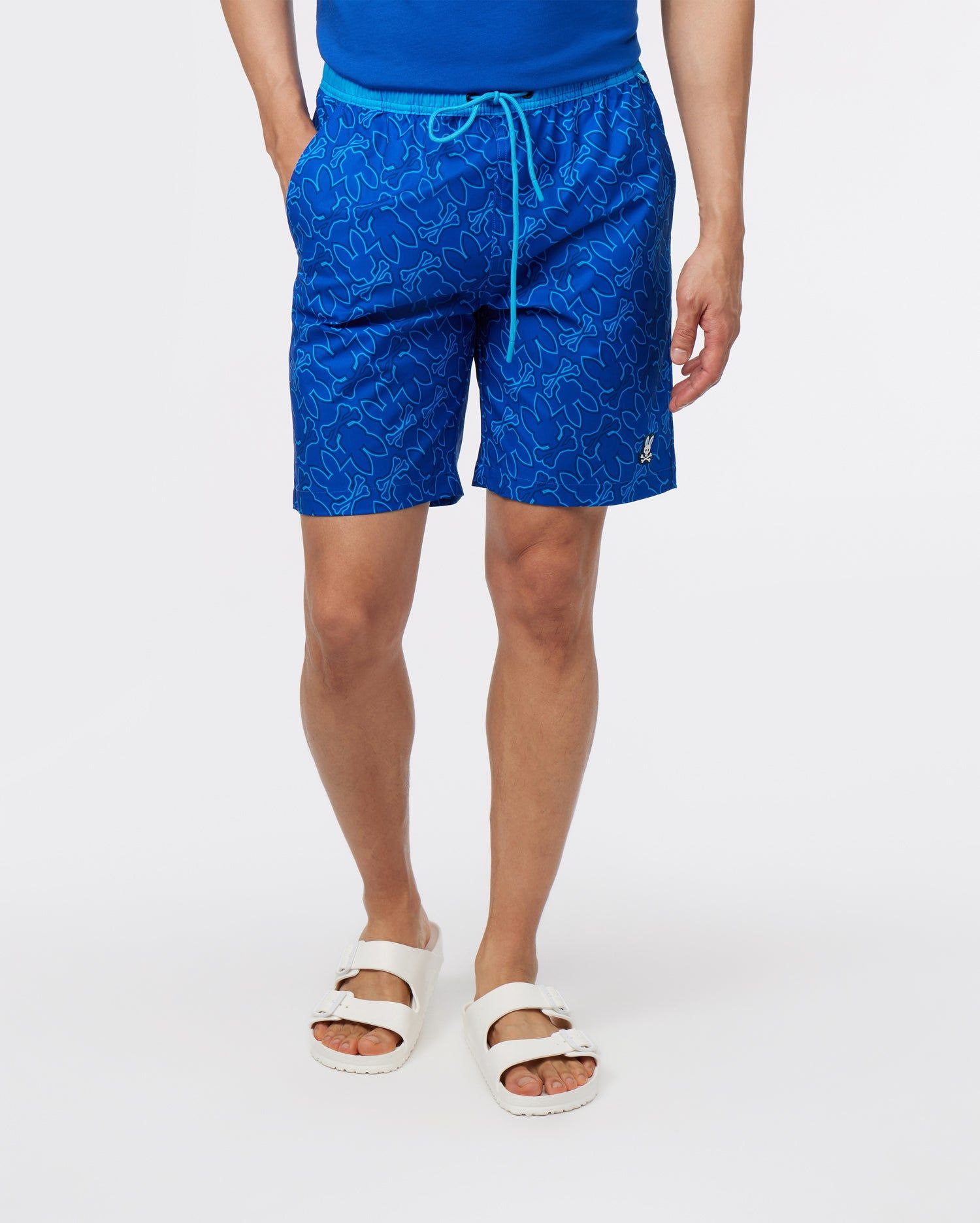 MENS ALL OVER PRINT LONG CHESTER SWIM TRUNK - B6W570Z1PO sold by Psycho Bunny product image thumbnail 2