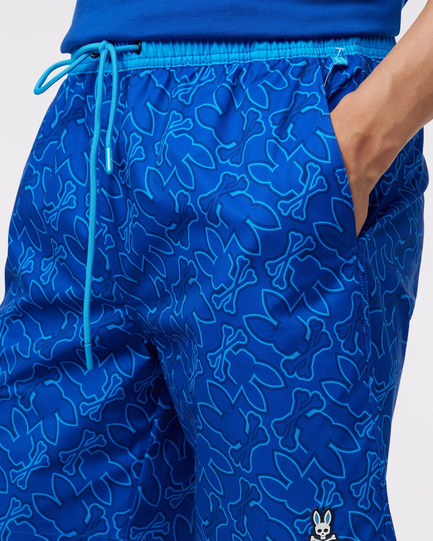 MENS ALL OVER PRINT LONG CHESTER SWIM TRUNK - B6W570Z1PO sold by Psycho Bunny product image thumbnail 3