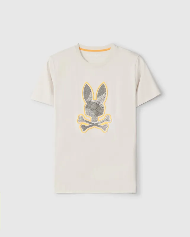 MENS LENOX EMBROIDERED GRAPHIC TEE - B6U405B200 sold by Psycho Bunny