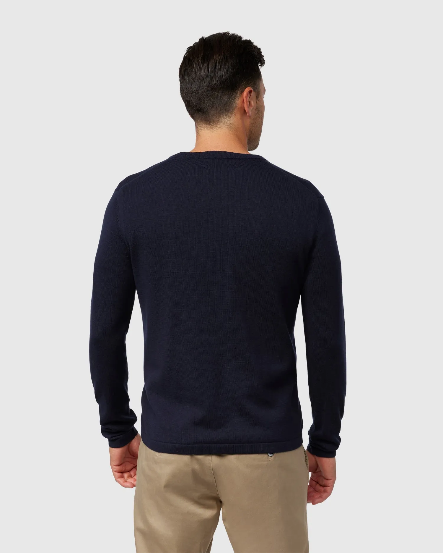 MENS LENNOX MERINO BLEND SWEATER - B6E743A2SW sold by Psycho Bunny product image thumbnail 5