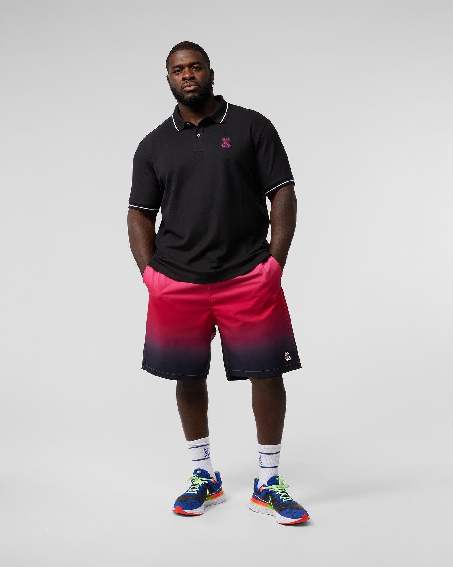 MENS BIG AND TALL RICKMAN SWIM SHORTS - B9W615T1PO sold by Psycho Bunny product image thumbnail 5