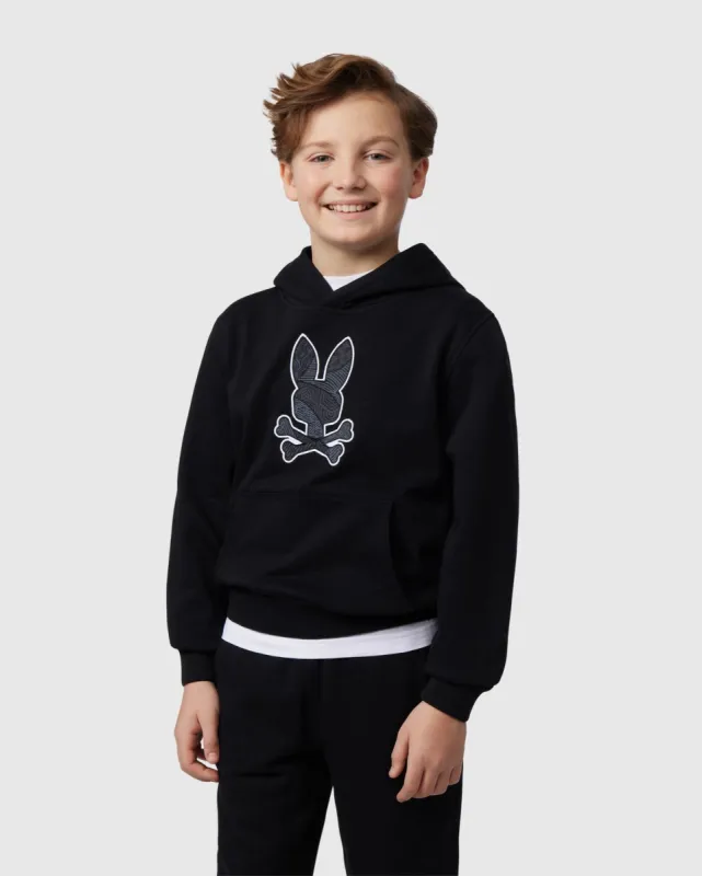 KIDS LENOX PULLOVER HOODIE - B0H102B200 sold by Psycho Bunny