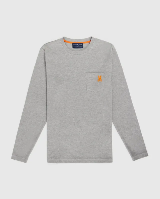 MENS WAFFLE POCKET LONG SLEEVE TEE - B6T672A2CO made by Psycho Bunny