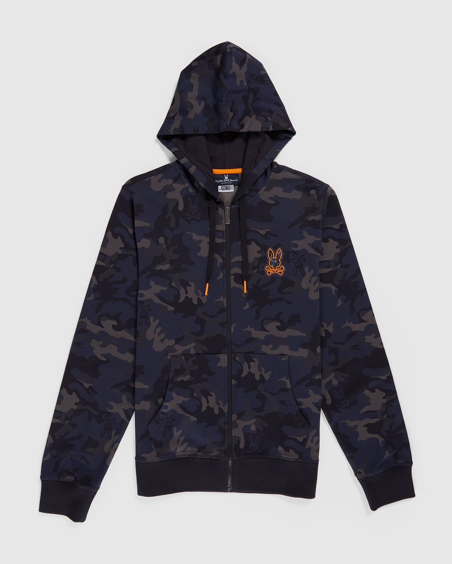 MENS ALLEN CAMO ZIP UP HOODIE - B6H947U1FT sold by Psycho Bunny product image thumbnail 5