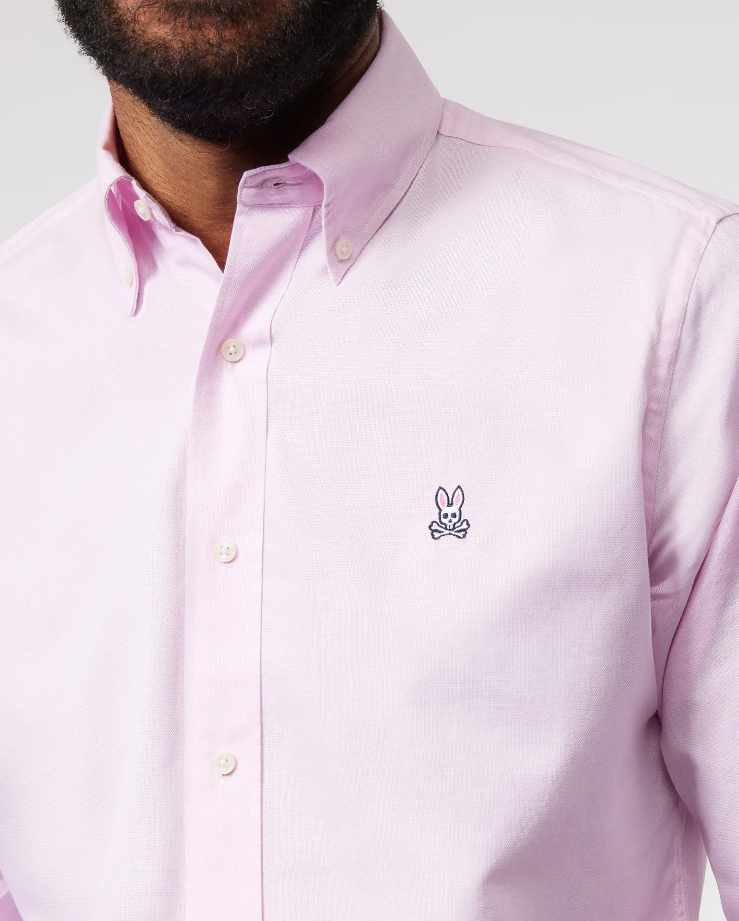 MENS CLASSIC OXFORD LONG SLEEVE SHIRT - B6C655X1PC sold by Psycho Bunny product image thumbnail 3