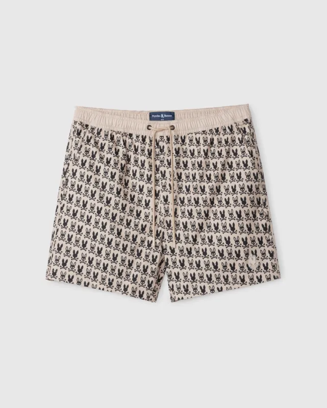 MENS TILDEN PRINT SWIM TRUNK  - B6W729D200 sold by Psycho Bunny