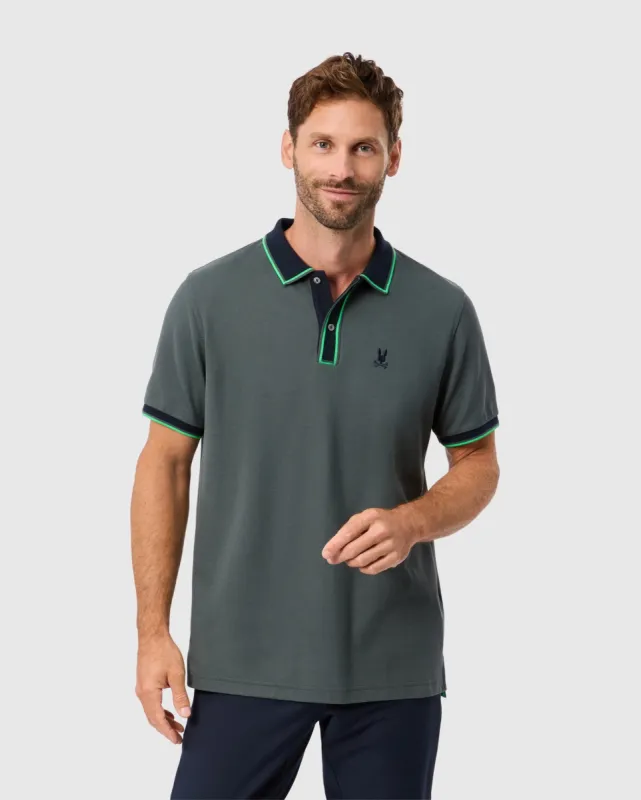 MENS KENT PIQUE POLO SHIRT - B6K951D200 sold by Psycho Bunny