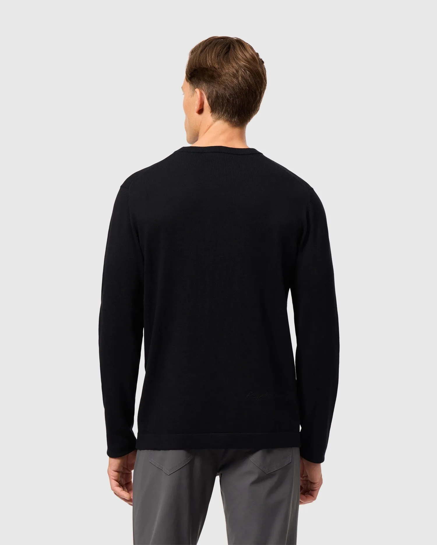 MENS CORY CHAINSTITCH COTTON SWEATER - B6E893D200 sold by Psycho Bunny product image thumbnail 4