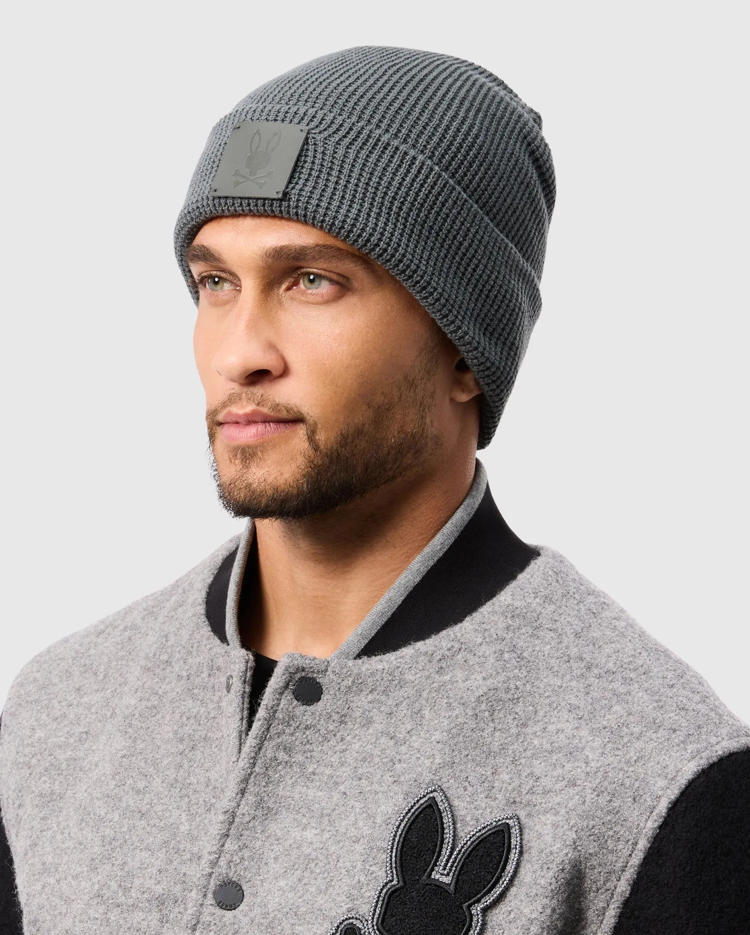 MENS WAFFLE BEANIE - B6A873D200 sold by Psycho Bunny product image thumbnail 2