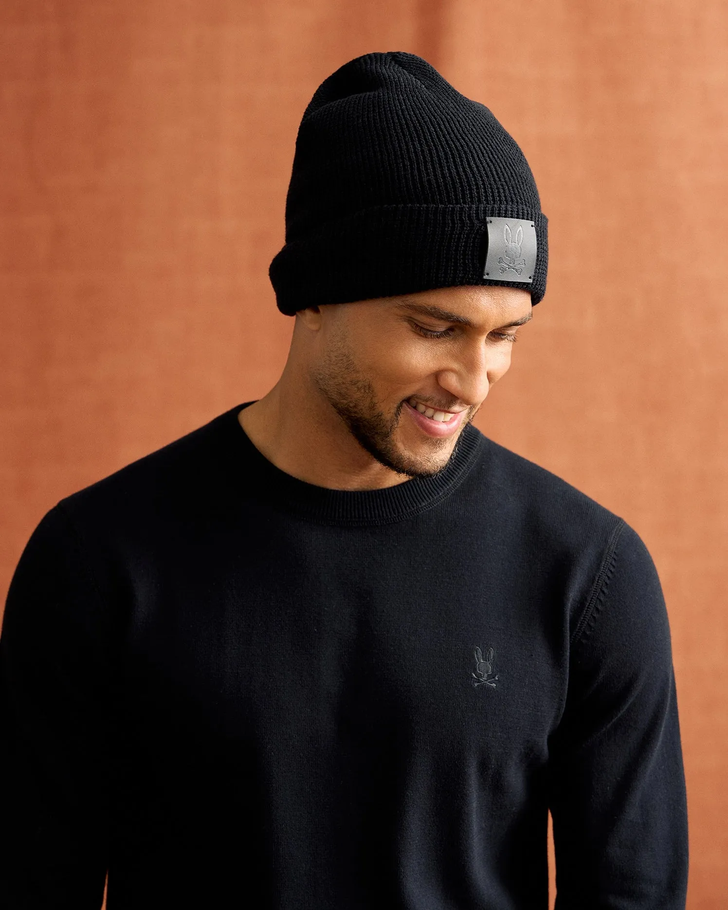 MENS WAFFLE BEANIE - B6A873D200 sold by Psycho Bunny product image thumbnail 5