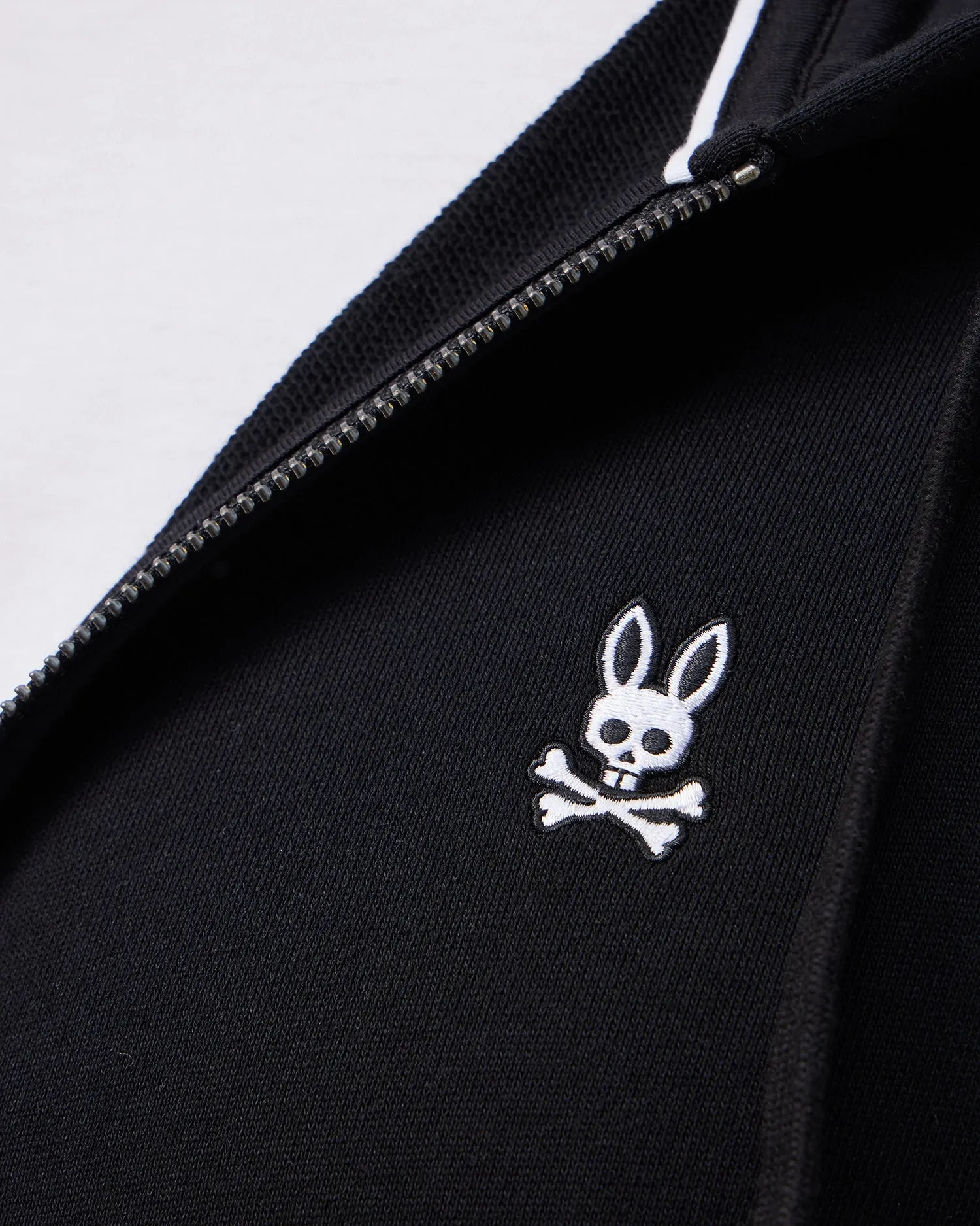 MENS LEVY ZIP FLEECE HOODIE - B6H720D200 sold by Psycho Bunny product image thumbnail 4