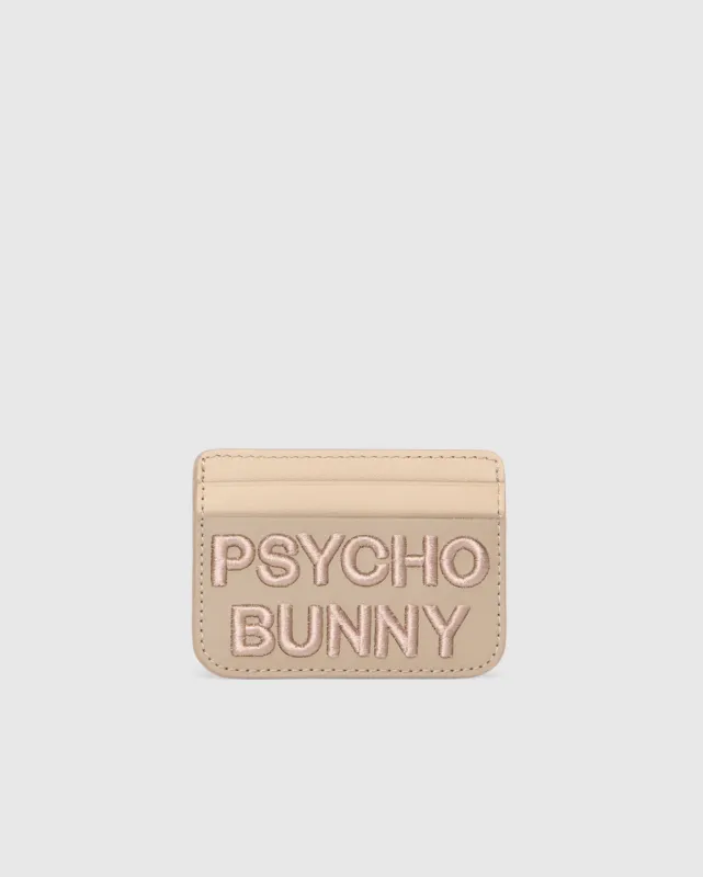 MENS WORDMARK LEATHER CARD CASE - B6A869D200 sold by Psycho Bunny