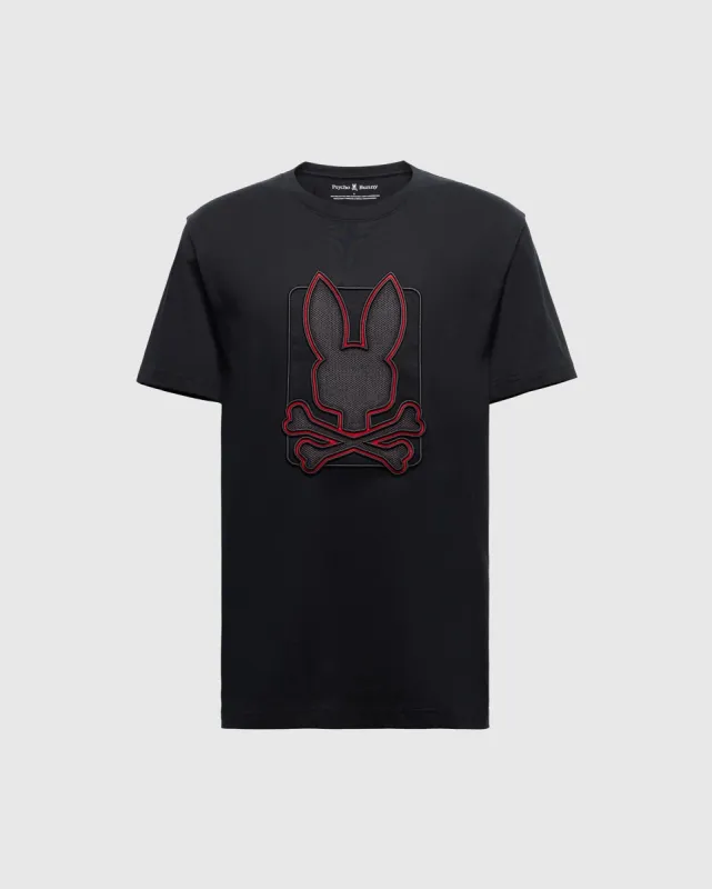 MENS PIERCE EMBROIDERED GRAPHIC TEE - B6U115E200 sold by Psycho Bunny