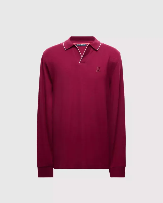 MENS CREEDE PIQUE JOHNNY COLLAR POLO - B6M265E200 sold by Psycho Bunny