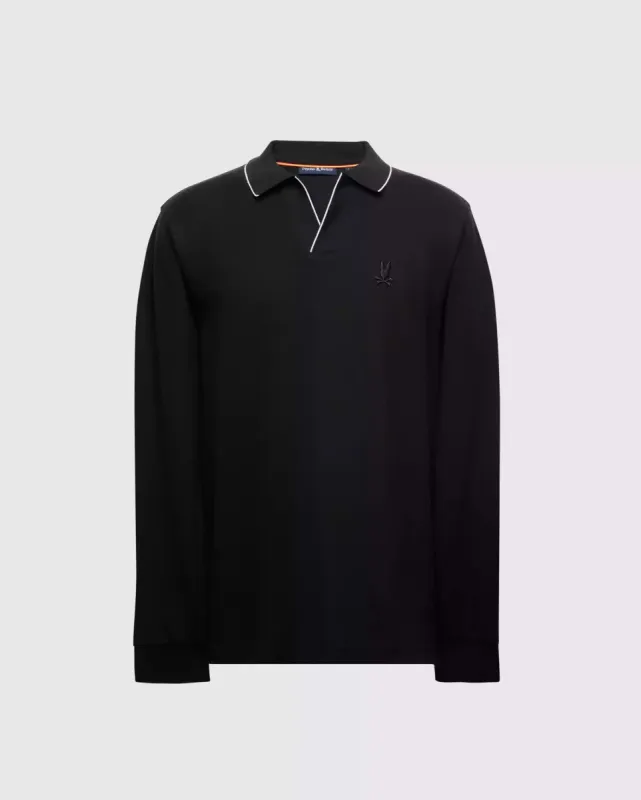 MENS CREEDE PIQUE JOHNNY COLLAR POLO - B6M265E200 sold by Psycho Bunny