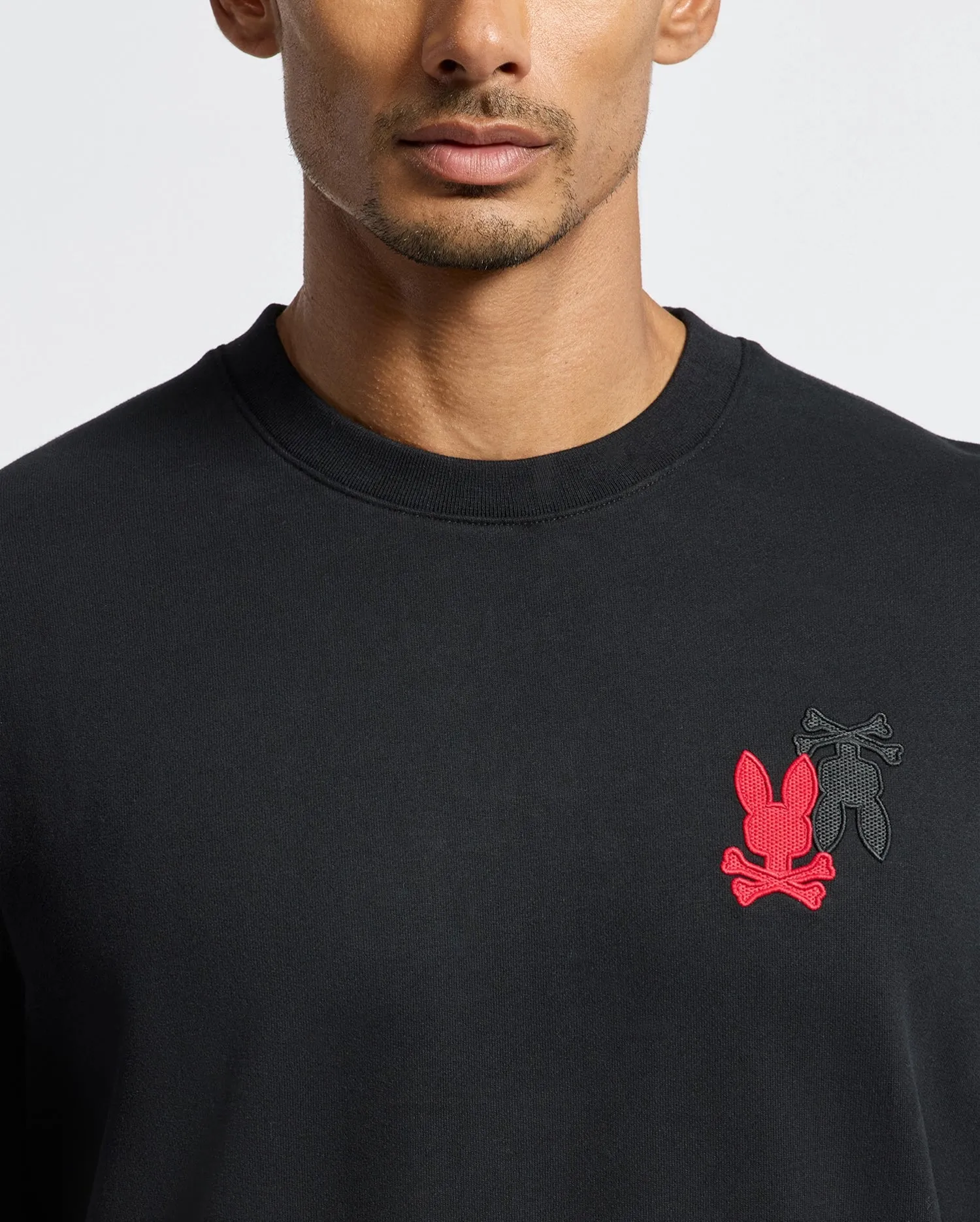 MENS PIERCE PEACHED TERRY CREW - B6S278E200 sold by Psycho Bunny product image thumbnail 3