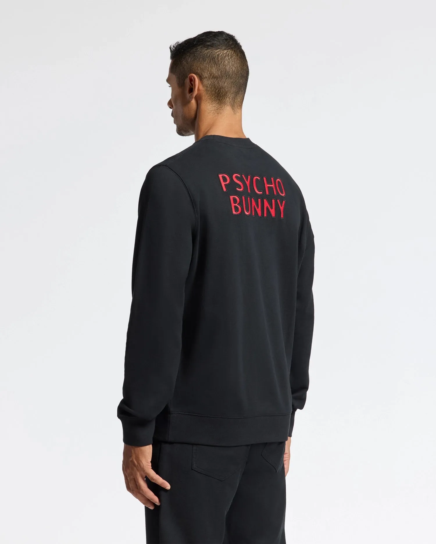 MENS PIERCE PEACHED TERRY CREW - B6S278E200 sold by Psycho Bunny product image thumbnail 5