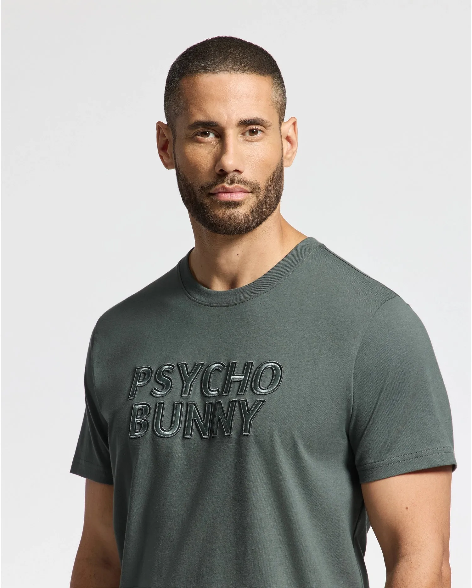 MENS PIERCE EMBROIDERED GRAPHIC TEE - B6U116E200 sold by Psycho Bunny product image thumbnail 3