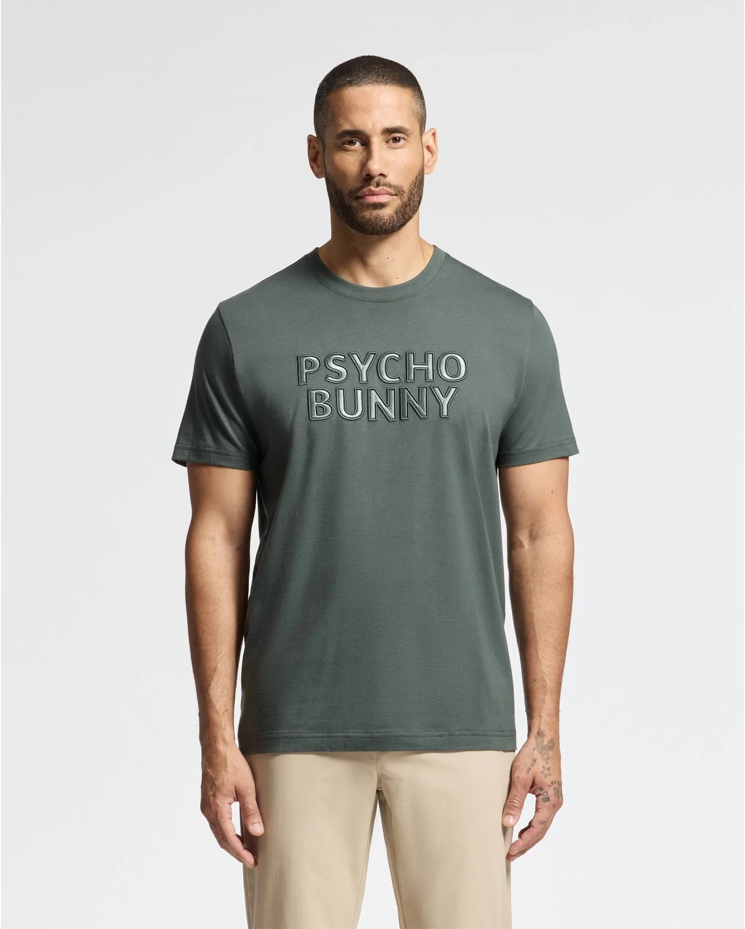 MENS PIERCE EMBROIDERED GRAPHIC TEE - B6U116E200 sold by Psycho Bunny product image thumbnail 2