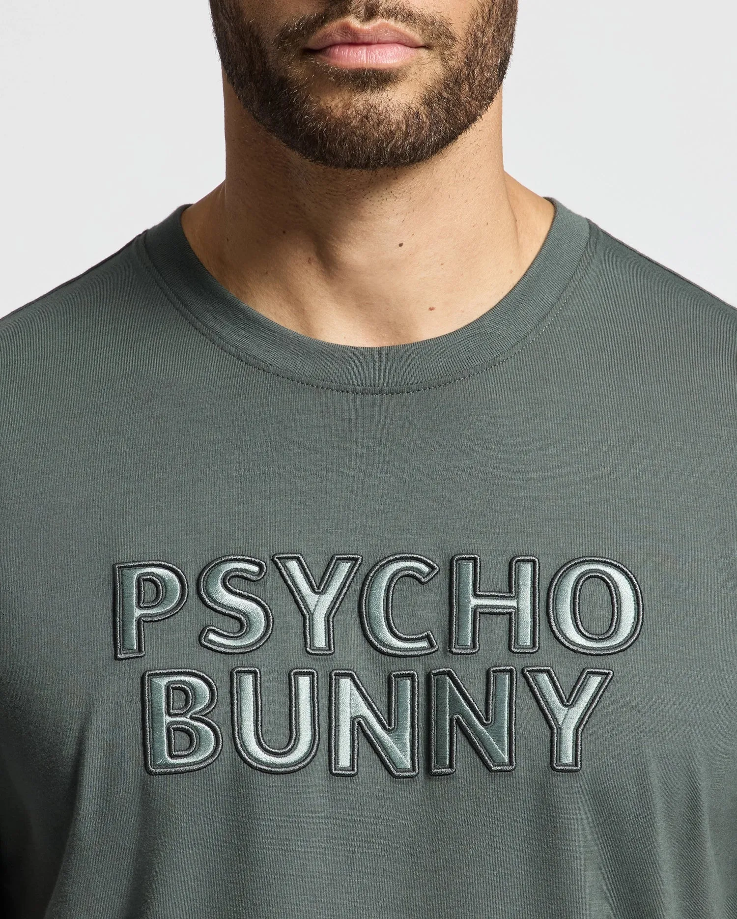MENS PIERCE EMBROIDERED GRAPHIC TEE - B6U116E200 sold by Psycho Bunny product image thumbnail 4