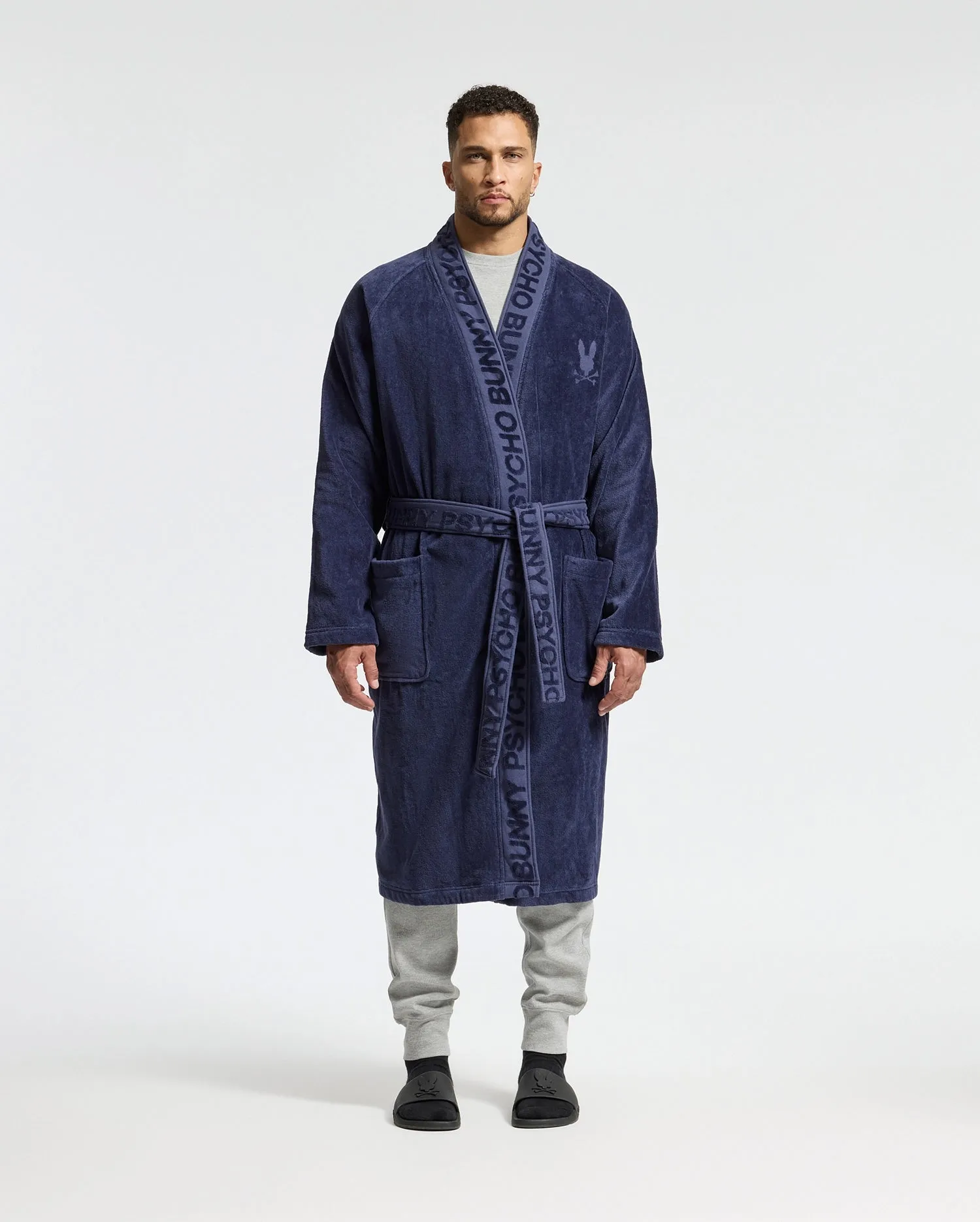 MENS VAL TERRY CLOTH ROBE - B6Y171E200 sold by Psycho Bunny product image thumbnail 3