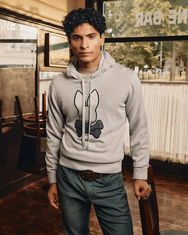 MENS BULDER HOODED SWEATER - B6E261E200 sold by Psycho Bunny