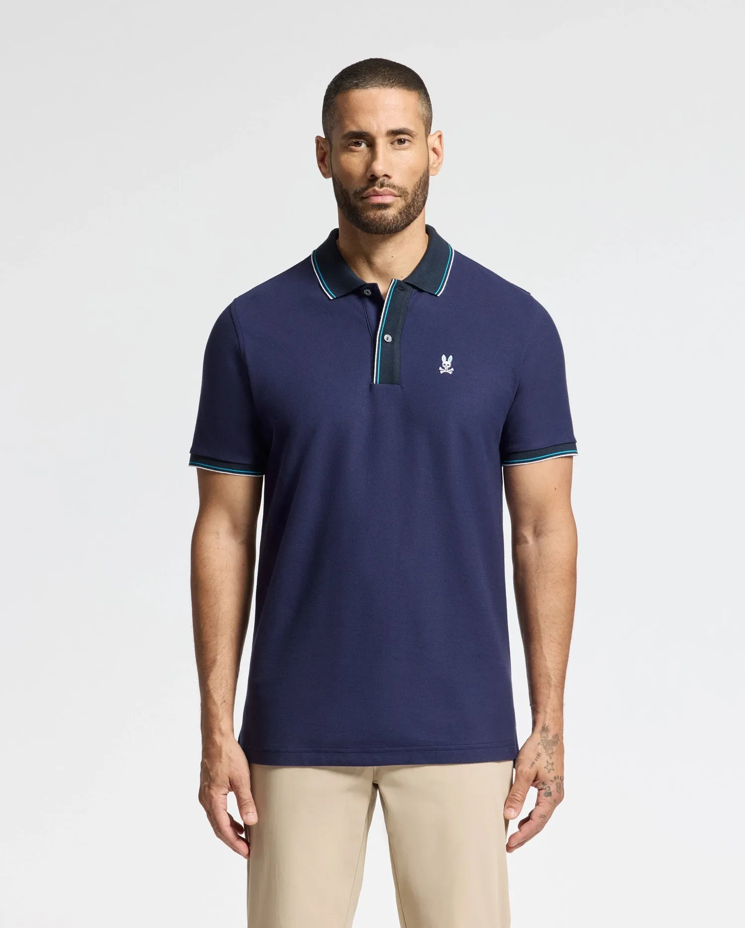 MENS BRANDON PIQUE POLO - B6K280E200 sold by Psycho Bunny product image thumbnail 2