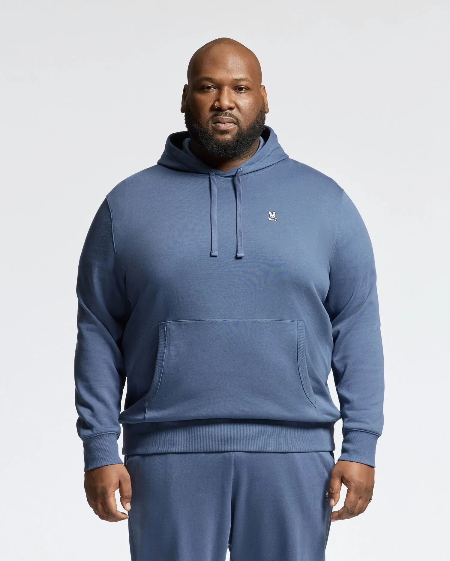 MENS BIG AND TALL LEVY ESSENTIAL FLEECE HOODIE - B9H859D200 sold by Psycho Bunny product image thumbnail 2